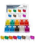30 Pcs Maxi Fuses Assortment Kit - 32V Blade Automotive Fuse by Riseuvo