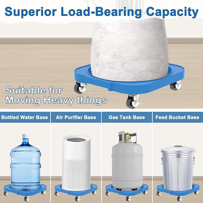 2 Pack 11'' Heavy Duty 5 Gallon Water Jug Holder Caddy - Image 3