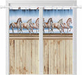 Western Horse Bedroom Curtains 72 Inch Length, Window Curtains Tab Top by Unknown
