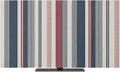 Vintage Blue Red Stripes Indoor TV Cover, Elastic TV Screen Protector Abstract by Unknown