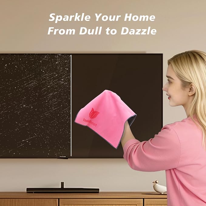 Pink Extra-Large Cleaning Cloths - Image 2