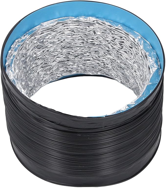 7in 6.56ft Dryer Vent Exhaust Duct Hose, Flexible Aluminum Air Ducting - Image 7