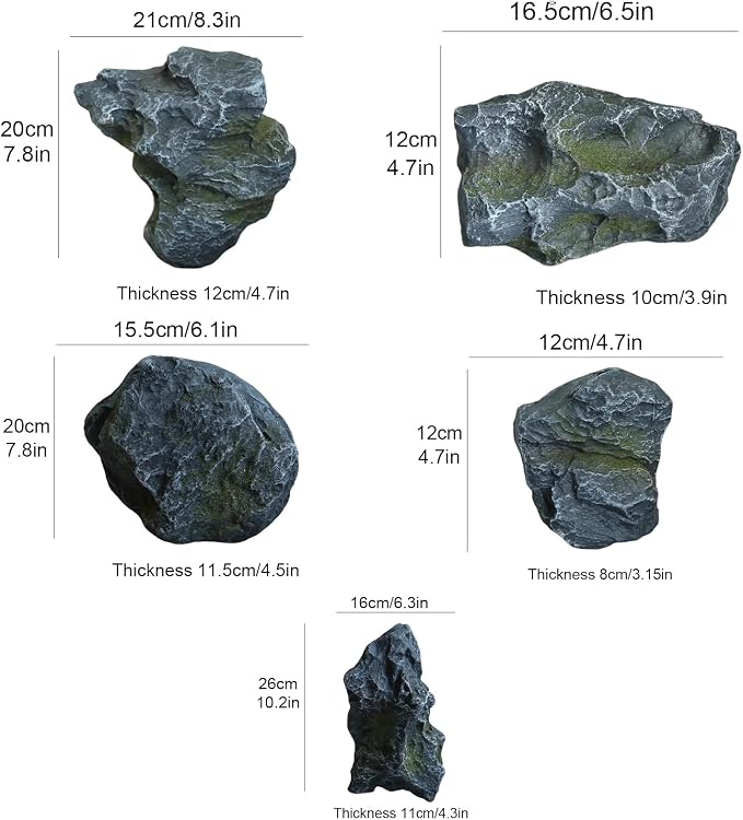 Outdoor Fake Rock Cover Realistic Lightweight Fiberglass Artificial Landscape - Image 7