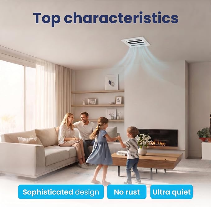 4x8 Inch Aluminum 1-Way Air Flow Vent – Vent Cover - Image 6