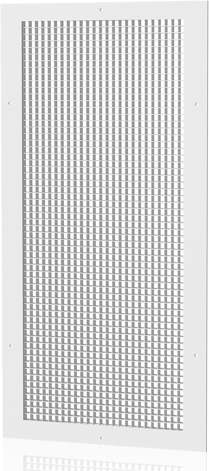 Return Air Grille Fits 14'' x 30'' or 30'' x 14''Duct Opening， Aluminum by DECOAIRCON