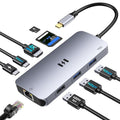 USB C Adapters for MacBook Pro/Air, Selore 9 in 1 USB C Hub by SeloreS-Global