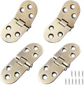 4Pcs Heavy Duty Folding Table Hinges, Bronze Sewing Machine Flip Top Hinge Zinc by Auvotuis