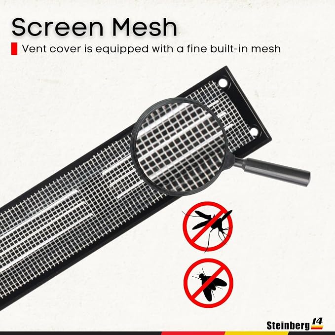 Steinberg14 Black Vent Cover 14x1 - Image 3