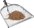 Leaking Soil Shovel Filter Stainless Steel Sieve 4mm/6mm/8mm/12mm Mesh Sifting by Unknown