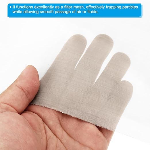 PATIKIL 304 Stainless Steel Wire Mesh Screen, 350 Mesh Woven Air Vent Filter - Image 4