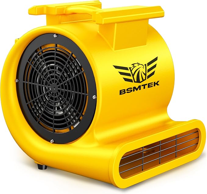 Air Mover Blower Fan, Industrial 1.5HP MAX10000CFM Monster Floor Blower Carpet by BSMTEK