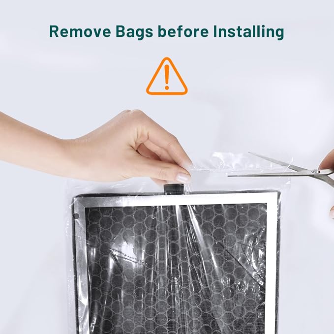 Jafanda Air Purifier 2X Filter Replacement, True HEPA 13 300g Activated Carbon - Image 7