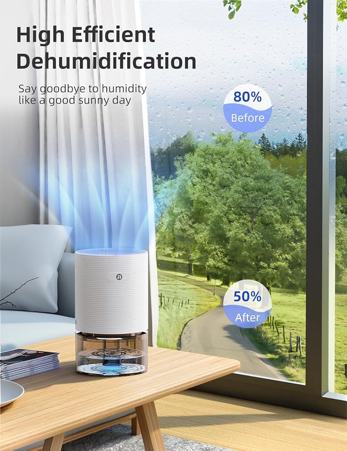 Dehumidifiers for Home, 25oz Dehumidifier for Bedroom - Image 2