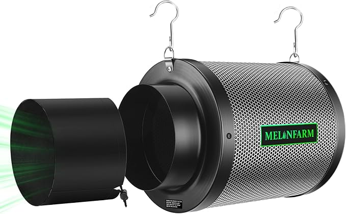 6" Air Carbon Filter Smelliness Control by MELONFARM