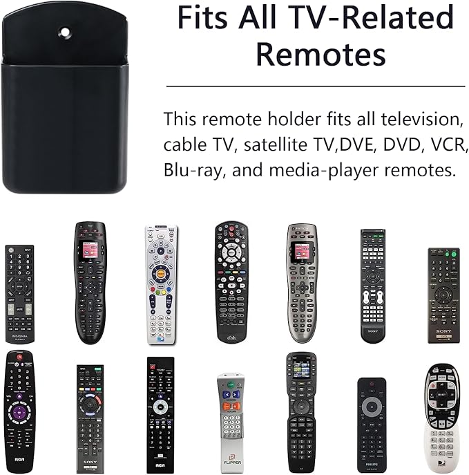 4 Pcs Remote Control Holder Wall Mount, TV Controller Holder, Self Adhesive - Image 3