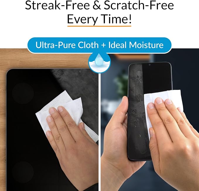 iCloth Screen Cleaner Wipes Individually Wrapped Travel Size Streak-Free - Image 5