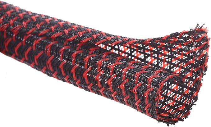 Alex Tech 25ft - 3/8 inch Cord Protector Wire Loom Tubing Cable Sleeve Split by AlexTech
