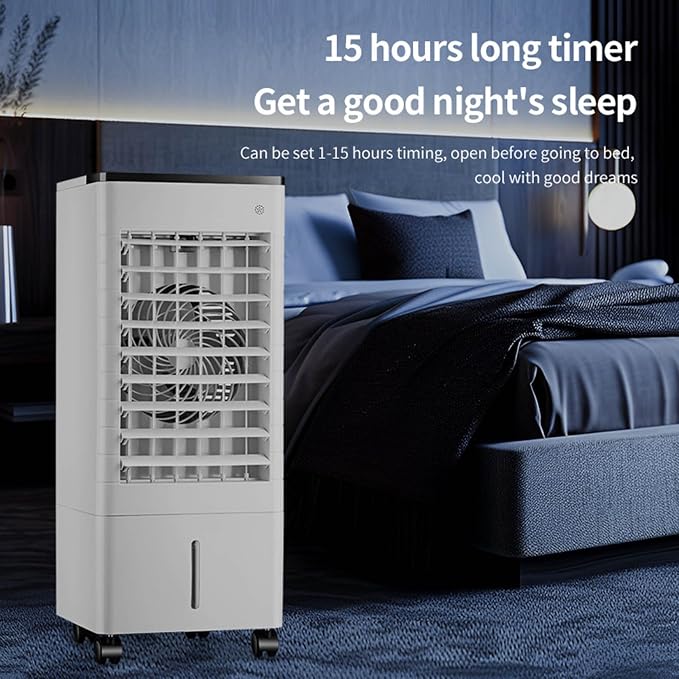 Portable Air Conditioners 9L Evaporative Air Cooler LED Display Windowless - Image 5