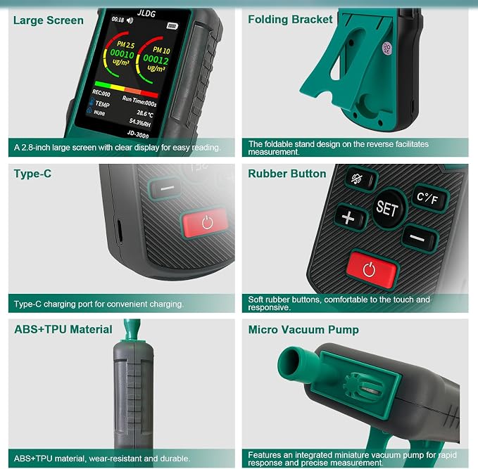 Dust Particle Counter, Air Quality Monitor - Image 6
