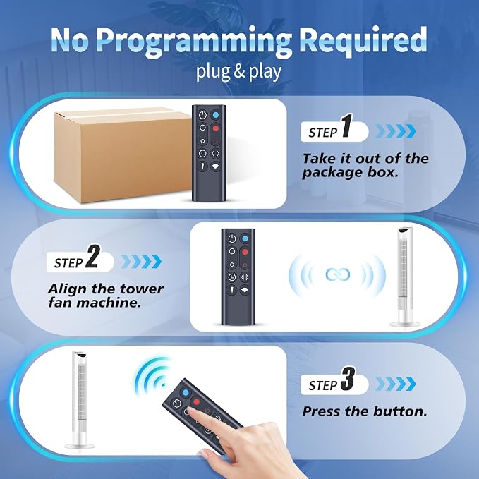 Replacement Remote Control for Dyson Pure Hot+Cool Air Purifier Heater Fan - Image 4