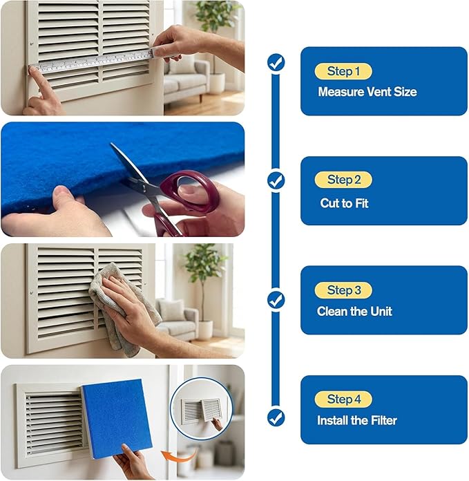 20x20x1 Reusable Air Filter 2 Pack Cut To Fit - Image 7