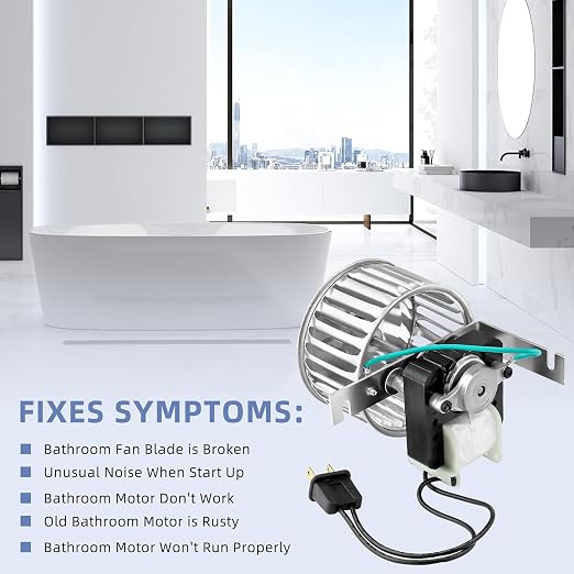 【Upgrade 100% Copper】 2 Pack 82229000 S82229000 Bathroom Exhaust Fan Motor - Image 6