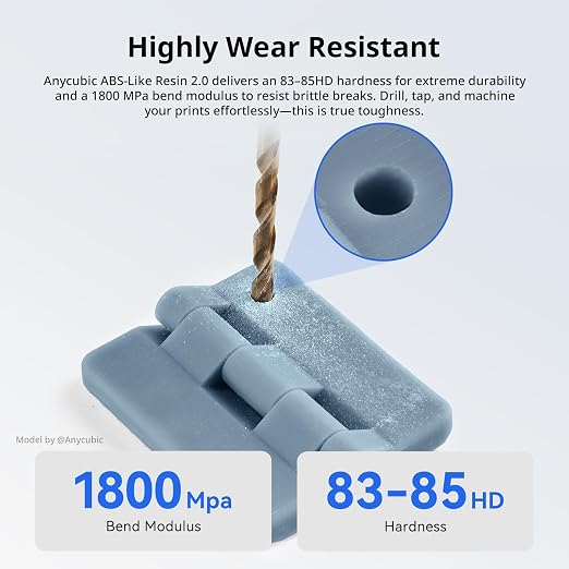 ANYCUBIC 2nd Gen Resin Technology ABS-Like Resin 2.0, 3D Printer Resin - Image 5