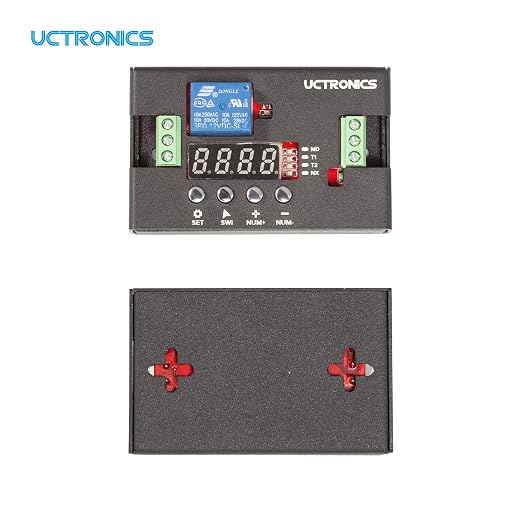 UCTRONICS DC 12V Programmable Time Delay Relay Module - Image 4