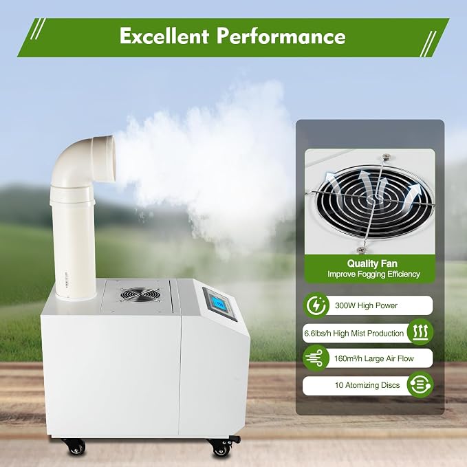 Agricultural Ultrasonic Humidifier, 3kg/h Fog Output Commercial Humidifier - Image 3