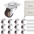 Maitys 12 Pcs 0.5" Swivel Profile Casters Wheels by Maitys