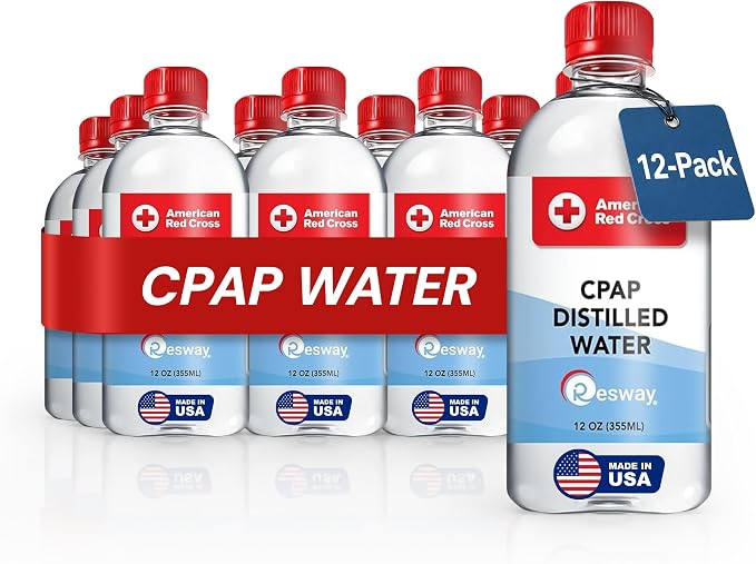 Resway American Red Cross CPAP Distilled Water Travel Bottles - Image 9