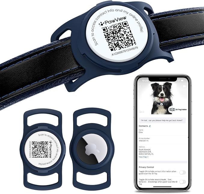 for air tag Dog Collar Holder by PawView