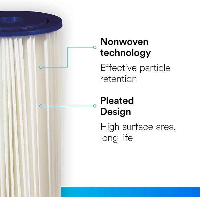 Filtrete Large Capacity Pleated Whole House Water Filter System 3WH-HDPL-F01 - Image 4