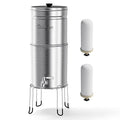 Culligan MaxClear 2.25 Gallon Gravity Water Filter System, Brushed by CulliganWater