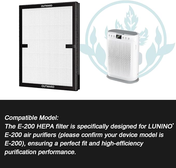 E-200 True HEPA Filter Replacement Compatible - Image 3