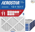 Aerostar 10x20x1 MERV 8 High Efficiency Pleated Air Filter, Electrostatic AC by AirFiltersDelivered