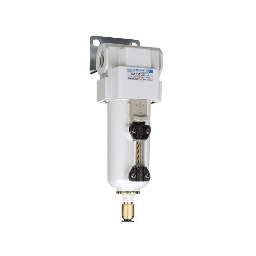 PneumaticPlus SAFM300-N03BD-MEP Compressed Air Coalescing Filter, 0.1 Micron by PneumaticPlus