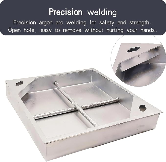 16x16 Invisible Stainless Steel Manhole Cover and Frame - Image 5