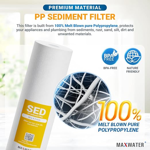 20" x 4.5" 1 Stage Whole House Water Filter System - Image 4