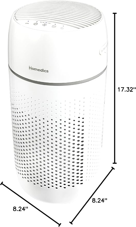 Homedics Air Purifier T22, 5-in-1 Tower Air Purifier, 99% HEPA-Type Filtration - Image 9