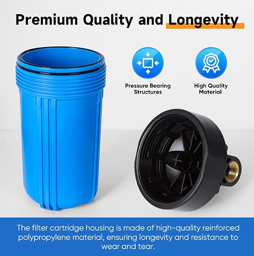 PUREPLUS 2-Stage Whole House Water Filtration System, Heavy Metals & Rust - Image 6