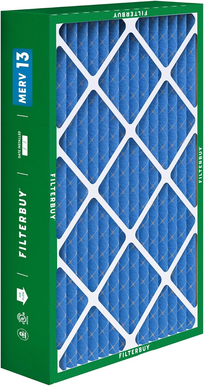 Filterbuy 15.75x27.63x3.50 Air Filter MERV 13 Optimal Smoke & Allergy Defense - Image 9