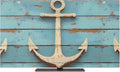 Nautical Anchor on Vintage Wood Grain Indoor TV Cover, Elastic TV Screen by Unknown