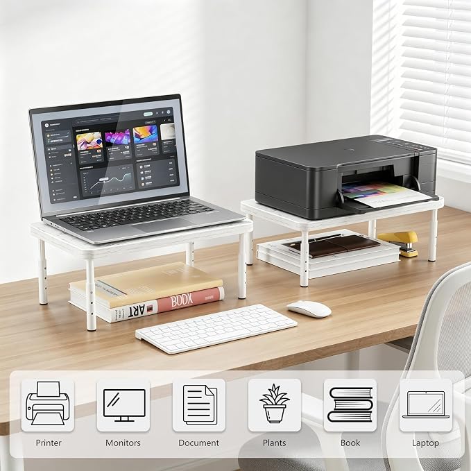 WALI Computer Monitor Stand for Desk, Adjustable Laptop Riser, Desk Monitor - Image 9