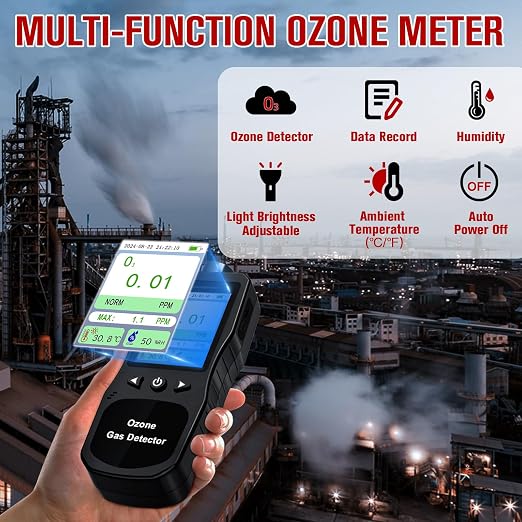 Portable Ozone Detector, 0-20 PPM Ozone Gas Monitor - Image 9
