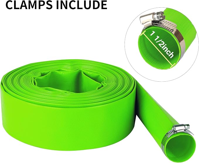 1-1/2" x 100 FT Pool Backwash Hose, - Image 3