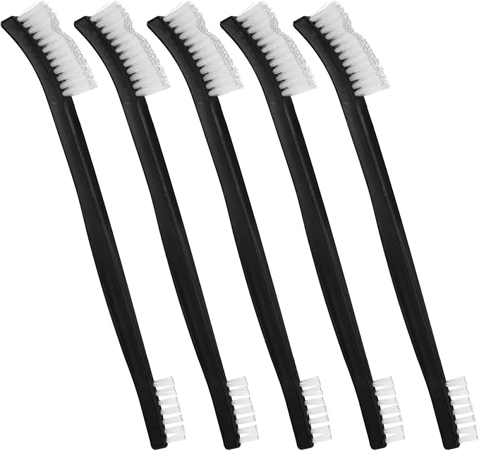 5Pcs Double-Ended Detail Cleaning Brush Nylon Brushes Small Detailing Crevice by Unknown