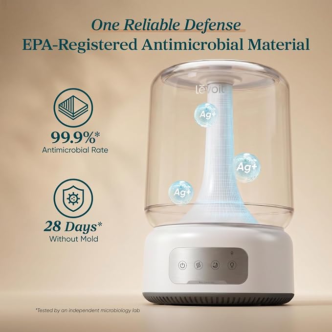 Levoit Humidifiers for Bedroom Large Room Home, 6.2L Cool Mist, 62H Runtime | - Image 6