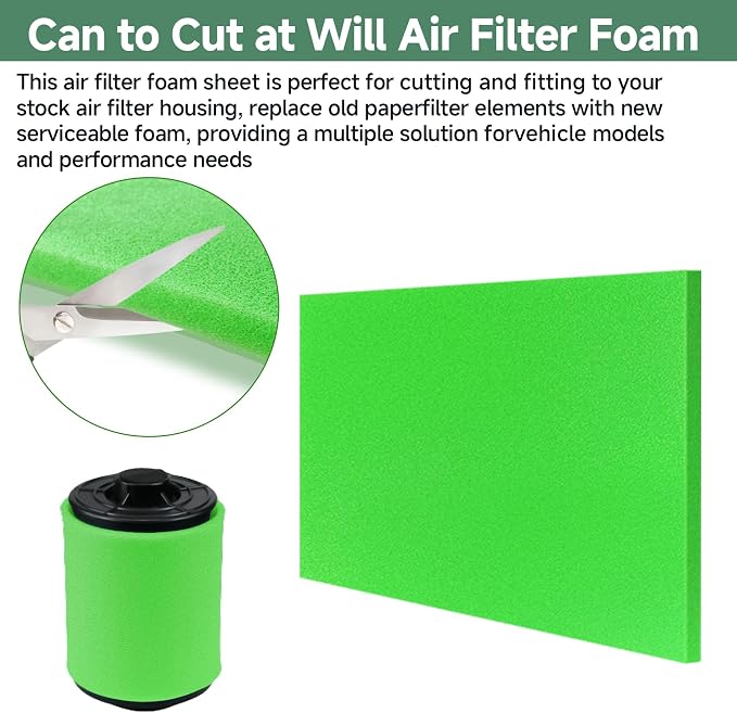 Washable Foam Air Filter Material Sheet - Image 3