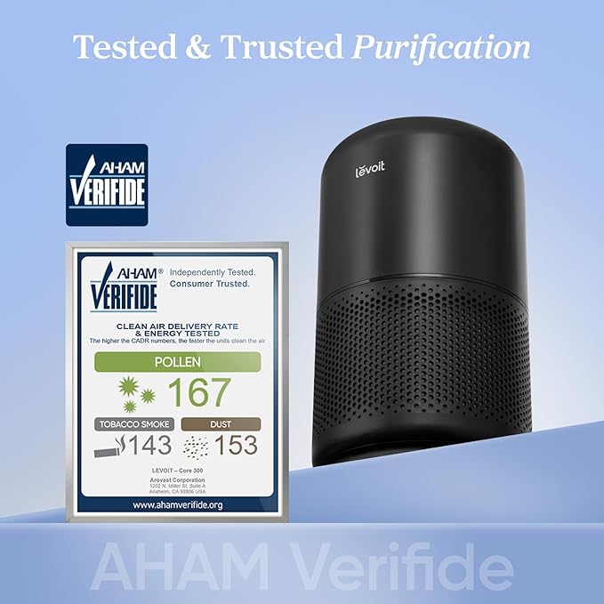LEVOIT Air Purifier for Home Allergies Pet Hair in Bedroom, Covers Up to 1073 - Image 2